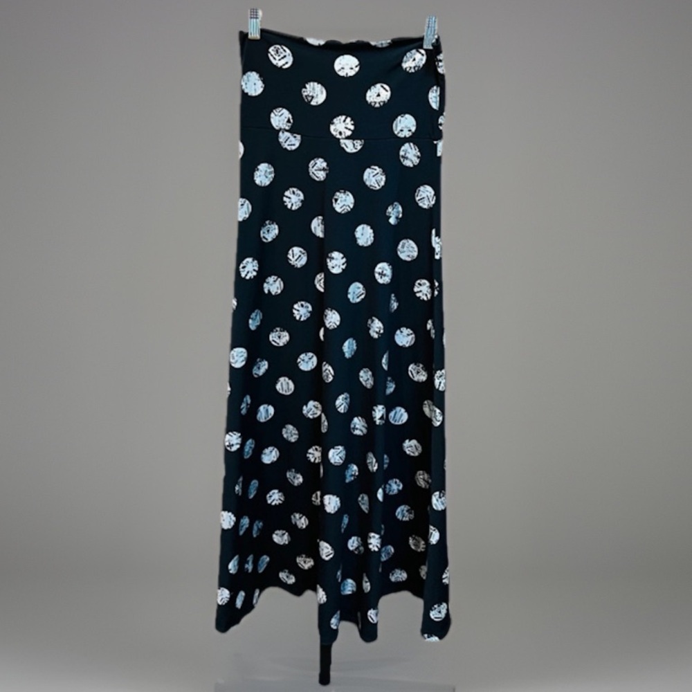 LuLaRoe Black and White Sequin Maxi Skirt